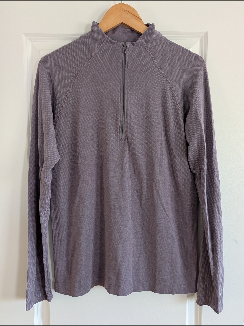 Lululemon Lightweight Half-Zip Long Sleeve Pullover - Dusty Lavender